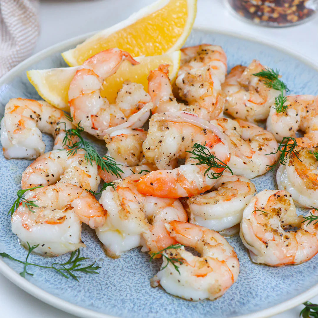Wild Caught Raw Jumbo Gulf Shrimp (Peeled and Deveined) (3lb)