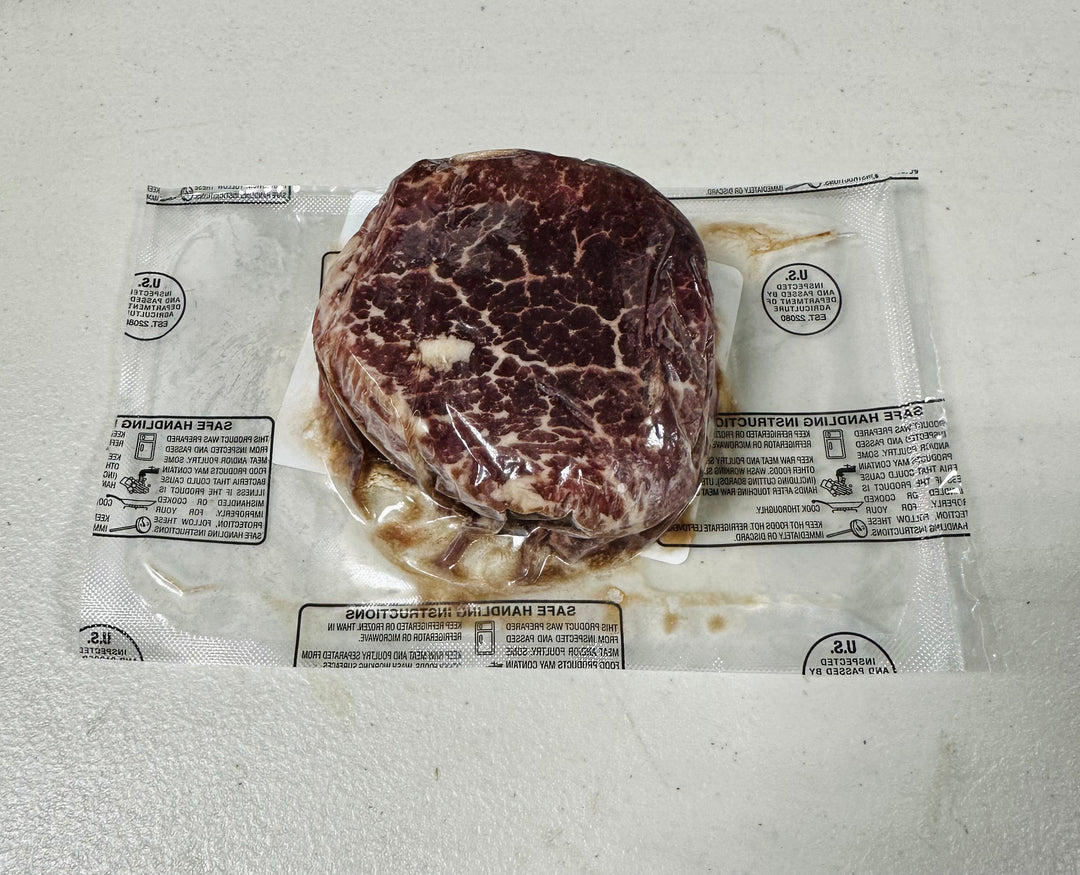 Rangers Valley Black Onyx Filet Mignon 8oz, a delicious and tender cut of beef.