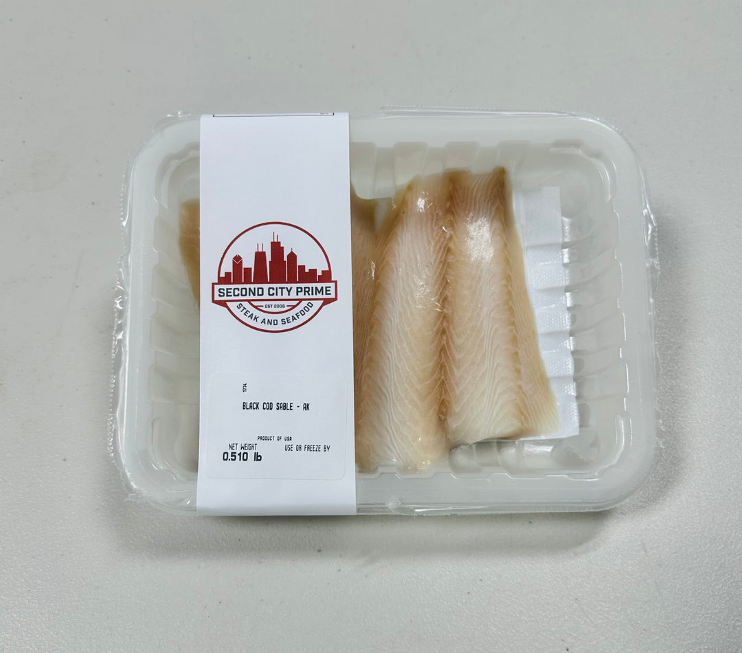 Wild Caught Black Cod (USA) - 2/4oz Portions Per Pack