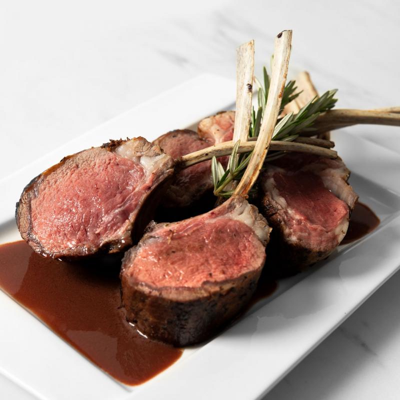 Double-Boned Lamb Chops - Second City Prime