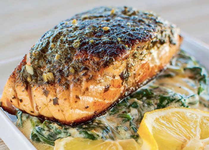 Keto Salmon Dish