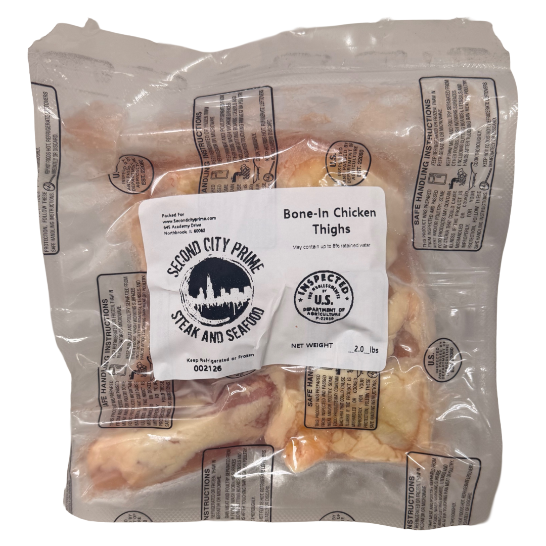 Amish Bone-in Chicken Thigh Meat (Skin-on) (32oz)