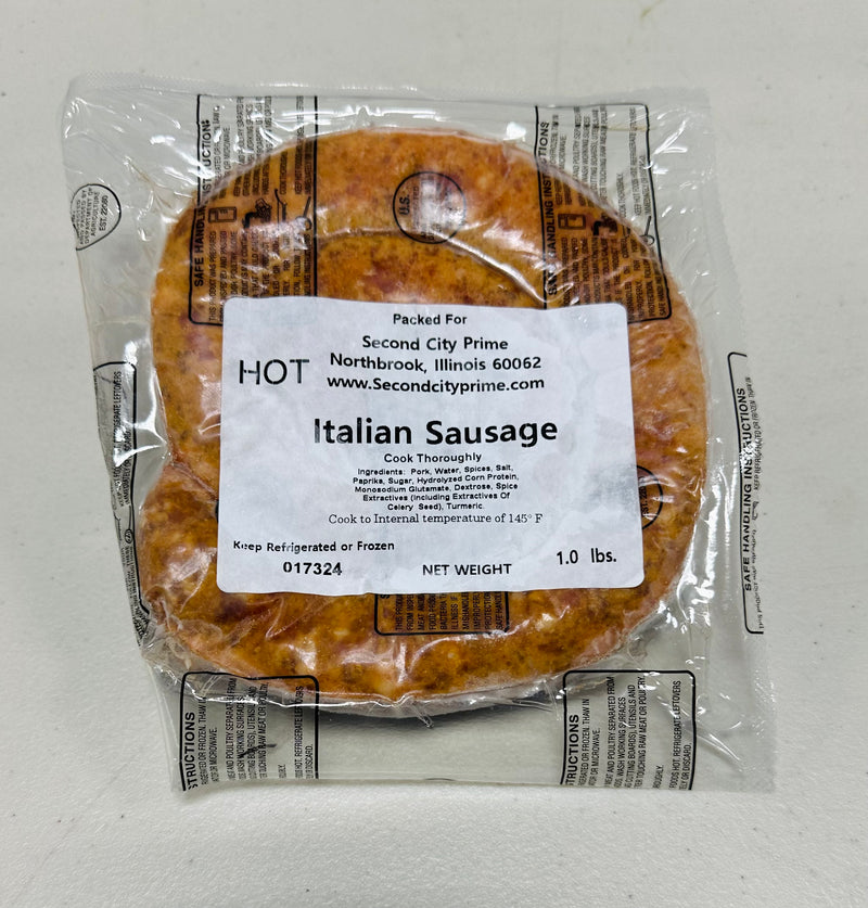 Gourmet Hot Italian Sausage Roll (1lb)