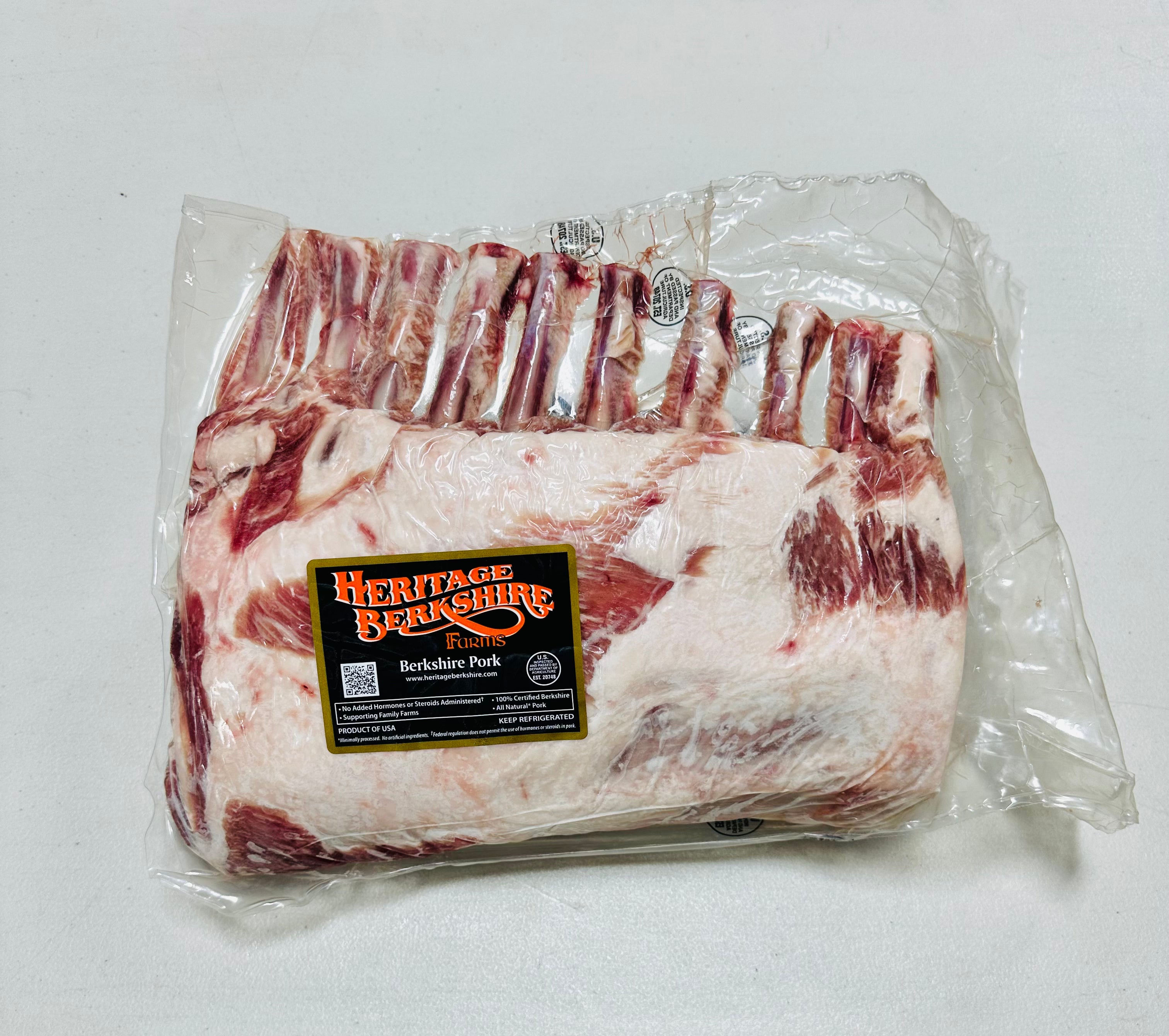 Berkshire Tomahawk Rack: Premium Frenched Pork, 6.5 lbs – Second City ...