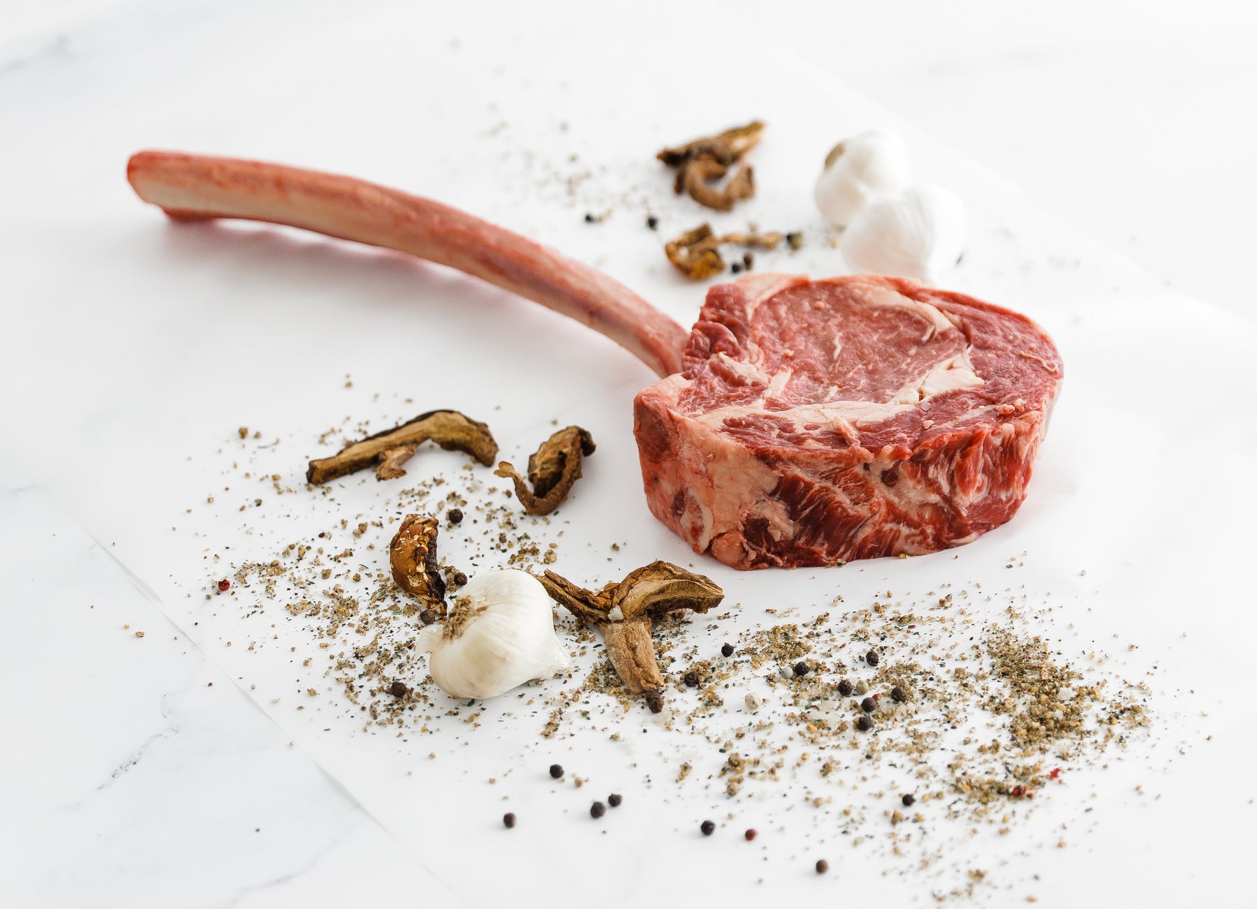 Tomahawk Ribeye Rack USDA Prime Tomahawk Ribeye (32oz) – Second City Prime Steak and Seafood