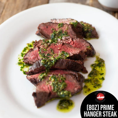8oz Prime Hanger Steak - Second City Prime 