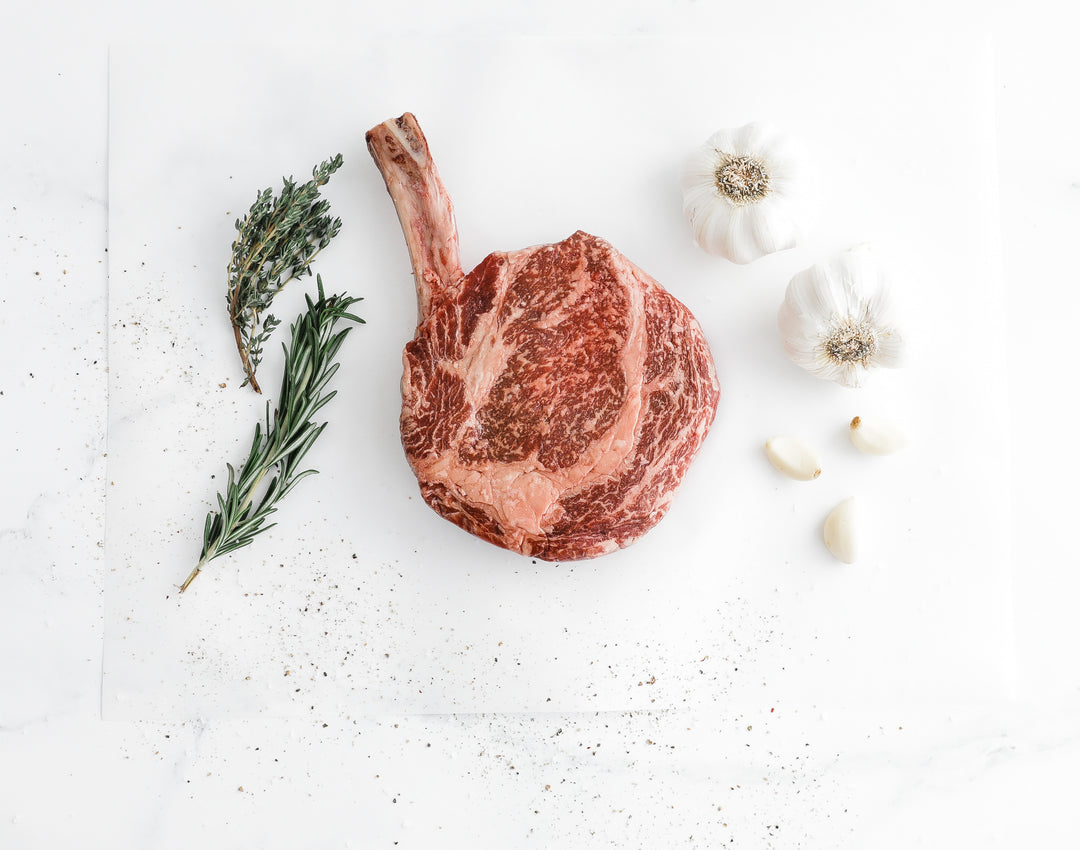 Australian Wagyu Bone-in Ribeye (Marble Score: 7+) (24oz)