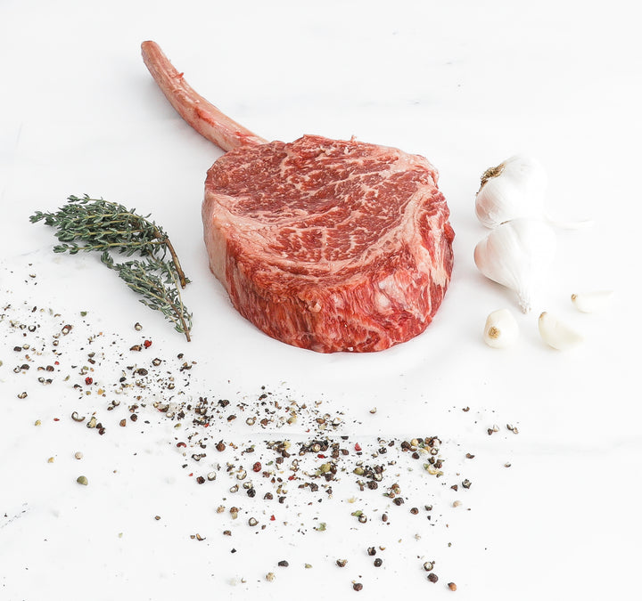 Australian Wagyu Tomahawk Ribeye (Marble Score: 5+) (30oz)