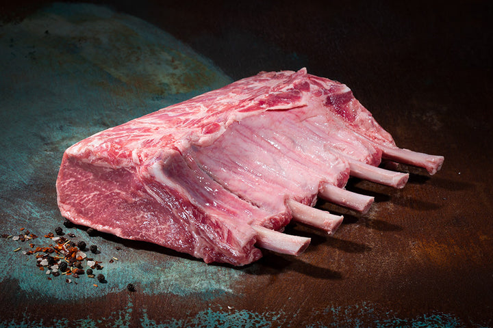 Iberico Bone-in Pork Loin Frenched (Chuletero) - Second City Prime
