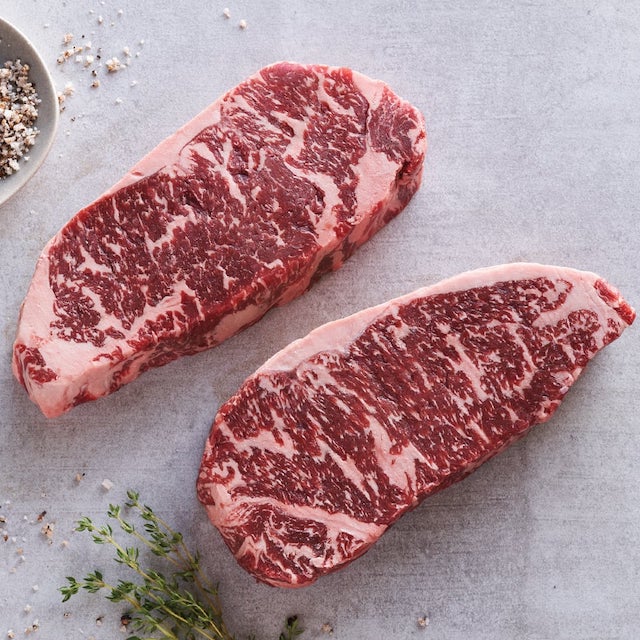 Australian Wagyu New York Strip (Marble Score 5+) (14oz)