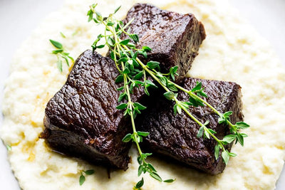 (4lb) Wagyu Boneless Short Ribs (Marble Score: 4+) - Second City Prime